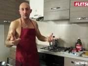 LETSDOEIT - Hot Italian Milf Rides a Big Cock At Casting 2/16