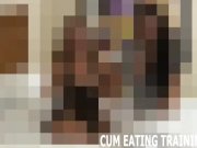 Cum Swallowing And CEI Femdom Porn 8/16