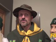Fake Hostel Pantyless Scouts from another dimension need to be fucked 1/16