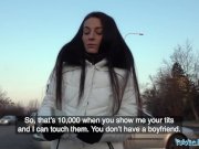 Public Agent Multiple orgasms as tight wet warm pussy drains agents balls 3/16