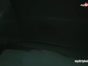 MyDirtyHobby - Amateur blonde outdoor sex in a car 8/16