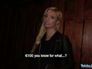 Public Agent Stunning German blonde babe paid to fuck 3/16