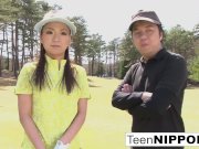 Teen golfer gets her pink pounded on the green! 5/16