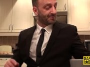 Throating sub ballgagged 2/16