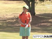 Teen golfer gets her pink pounded on the green! 3/16