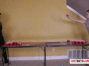 Ever heard of Strip Beer Pong? Now you have! 1/16