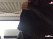 MyDirtyHobby - Amateur babe Miley gets tied up and fucked in a public place 6/16