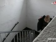 MyDirtyHobby - Amateur babe Miley gets tied up and fucked in a public place 7/16