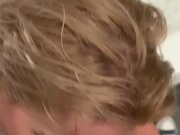 Cherry Kiss giving deepthroat blowjob in bathtub 10/16