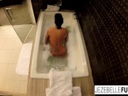 Sexy Jezebelle Bond films herself taking a bath 3/16