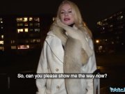 Public Agent Sexy blondes tight shaven pussy filled with cum 3/16