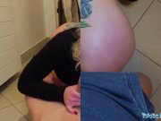 Public Agent Sexy blondes tight shaven pussy filled with cum 8/16