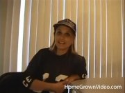 I love making this amateur cutie swallow my whole cock 3/16