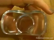 Two barely legal amateur lesbians play with sex toys 9/16