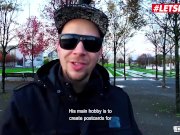 LETSDOEIT - Horny Amateur Brunette Picked Up For Sex In The Sex Bus 2/16