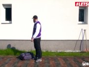 LETSDOEIT - Redhead Rasta German Girl Fucked In The Bathroom By Step Daddy 1/16