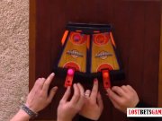 Intense Game of Finger Shot Basketball Ends with Pleasure 3/16