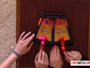 Intense Game of Finger Shot Basketball Ends with Pleasure 4/16