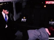 LETSDOEIT - Kinky Czech Redhead Vanessa Shelby Fucked Hard In The Taxi 8/16