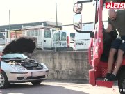 LETSDOEIT - Stunning Milf Victoria Pure Rides a Young Stud In The Car 3/16