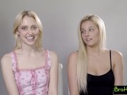 Teen Sisters Give Step Daddy Ultimate Father's Day Threesome 1/16