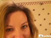 Blondie teases with her tight wet pussy 12/16