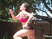 Deeper. Kissa Sins Gets More Than a Workout 1/16