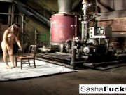Sexy Sasha lives out her fantasies in the boiler room 8/16