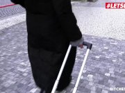 LETSDOEIT - Busty Australian Tourist Rides A Huge Cock In Her Trip Abroad 1/16