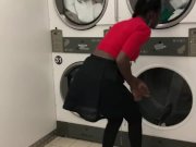 Ebony girl picked up in launderette for anal sex 2/16