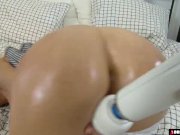 Pump On Her Pussy, Finger In Her Ass. 3/16