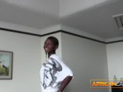 Amateur African Talked Into Sucking Dick At Casting 4/16