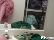 MILF with big tits naked in her bathroom 13/16