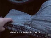 Debt4k. Pretty cutie pays the debt she took for big fake tits with her cunt 1/16