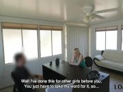 LOAN4K. Allie tells she is a stripper so why loan agent gets horny 3/16