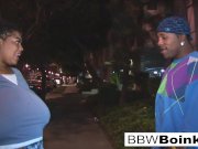 Brunette BBW is back for more hot black cock action 3/16