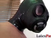 Hottest vixen in latex blows cock before riding for facial 9/16