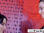 Big tittie MILF hotties fuck their slave boy! 4/16