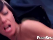 Hottest alt lesbians eat pussy and strapon banging on a car 13/16