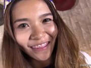 Busty Thai teen takes a load of cum 7/16