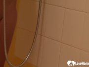 Brunette with tattoos has a nice shower 16/16