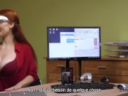 LOAN4K. La beaute aux cheveux roux a le sexe sale pour l'argent pour la chi 9/16