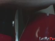 Mistress Radia dominates two submissive babes with toys 8/16