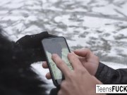 Cute teen takes the cock until she's rewarded with cum 3/16
