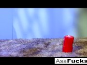 Asa Akira takes the big black dick again 3/16