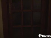 Beauty notices the camera and pleasures herself 1/16