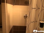 Beautiful showering babe loves to tease the camera 1/16