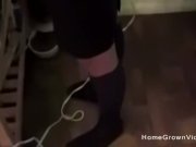 Fucking my adorable petite brunette girlfriend 1/16