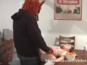 Little red riding hood gets stuffed by the big bad wolf 5/16