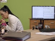 LOAN4K. Hottie is ready for sex with agent for cash right in office 1/16